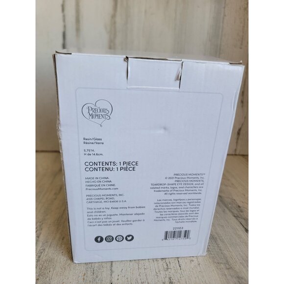 Precious Moments wishing you a sweet season musical snow globe 221103 Xmas figur - Picture 6 of 7